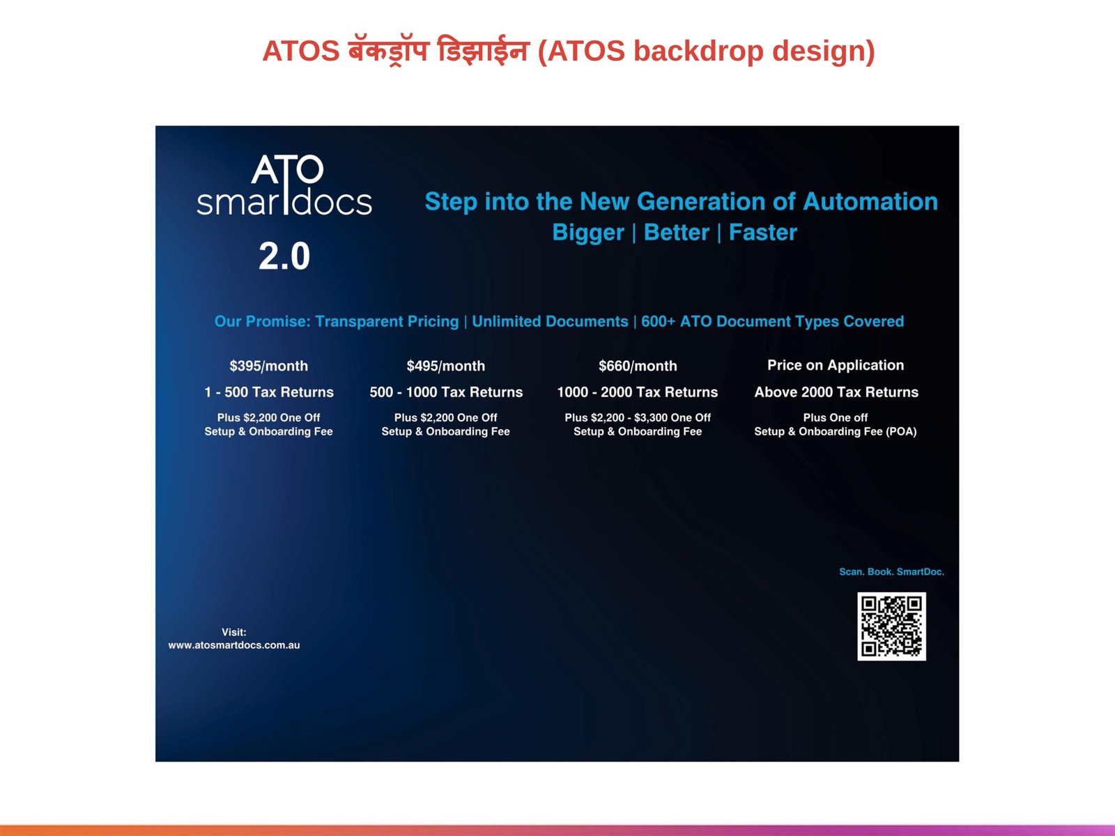 ATOS Backdrop Design